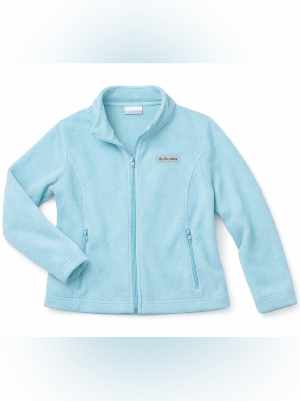 Columbia Mint Blue Full-Zip Fleece Jacket